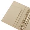 Franklin Planner Bonded Leather Fiber Binder Compact 20mm Beige 65745