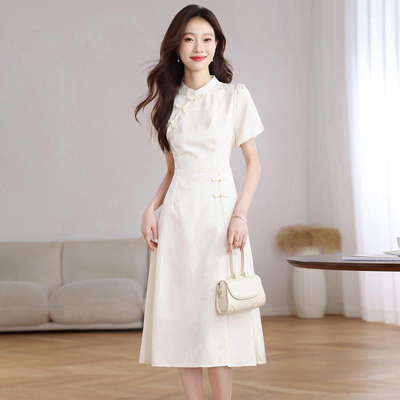 Women's Summer Qipao: Chinese Retro Style Fairy Dress