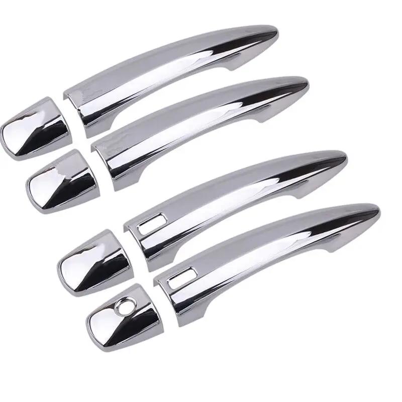 Cars Accessories Door Handle Cover For Nissan Altima - Carbon Fiber Silver Car Decoration Styling Upgrade Modify A Car