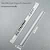 Individually Wrapped Biodegradable Black Straws for Hot Drinks - Thick & Thin, PLA, 2000 pcs.