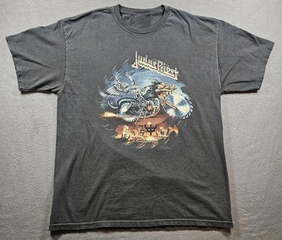 Judas Priest T-shirt Painkiller Tour Vintage Stil Återtryck Dubbelsidig S–4XL Unisex T-shirt