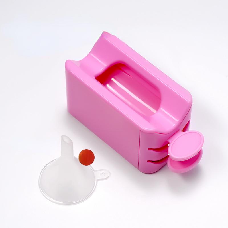 Двухслойный ящик для хранения порошка маникюрный инструмент блестящая коллекция блесток портативный контейнер аксессуары для самостоятельного изготовления розовый 539₽