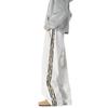 Unisex American Side Stripe Sweatpants: Loose, Straight-Leg Casual Pants for Autumn/Winter, High Street Style.