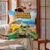 Game A-Animal C-Crossing Personalized Pillow Cover Kids Bedroom Wild Party Decor Pillowcase Kid Birthday Shower Gift