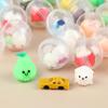 30/50Pcs Fun Mixed Surprise Capsule Egg Toys Transparent Eggshell Mixed Toy Birthday Party Favor Rewards Pinata Filler Gifts