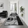 Modern Geometric Corridor Carpet Home Decoration Abstract Living Room Long Runner Rugs Bedroom Kitchen Aisle Easy Clean Foot Mat