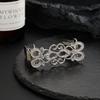 Elegant Buckle, Retro Personality Point Diamond Engraved Hollow Collar Buckle