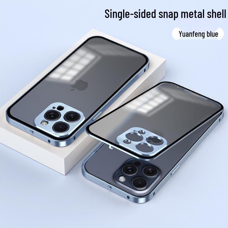 

Metal Snap-on Phone Case for Apple 15/15 Pro/15 Pro Max/16 Pro/16 Pro Max 15