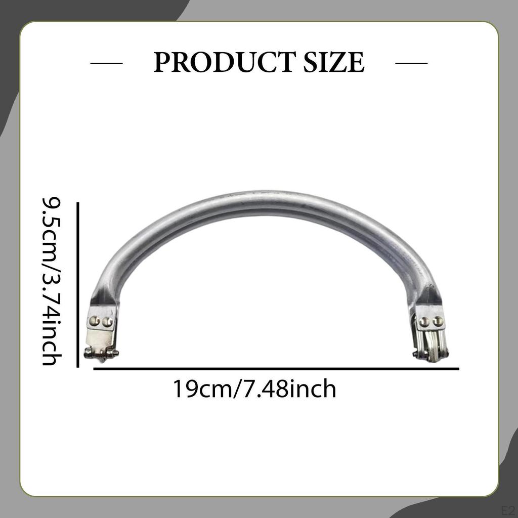 2 stycken plånbokshantagsväskhandtag för hantverk aftonväskor plånbok