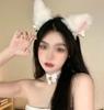 Cosplay Cat Ear Headband Choker Maid Lolita Halloween Comiket Christmas Events Parties Costume Recitals (White)