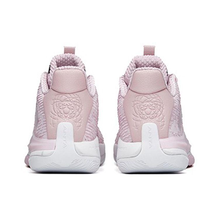 Anta Anti-Slip Durable Mid-Top Basketball Shoes Men Sneakers Metallic-Pink 112211605-6