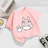 2024 Fashion Totoro Short Sleeve T-shirt Kids Clothing Girls Clothing Boys Baby Clothing Fall Sports Casual Kids Top