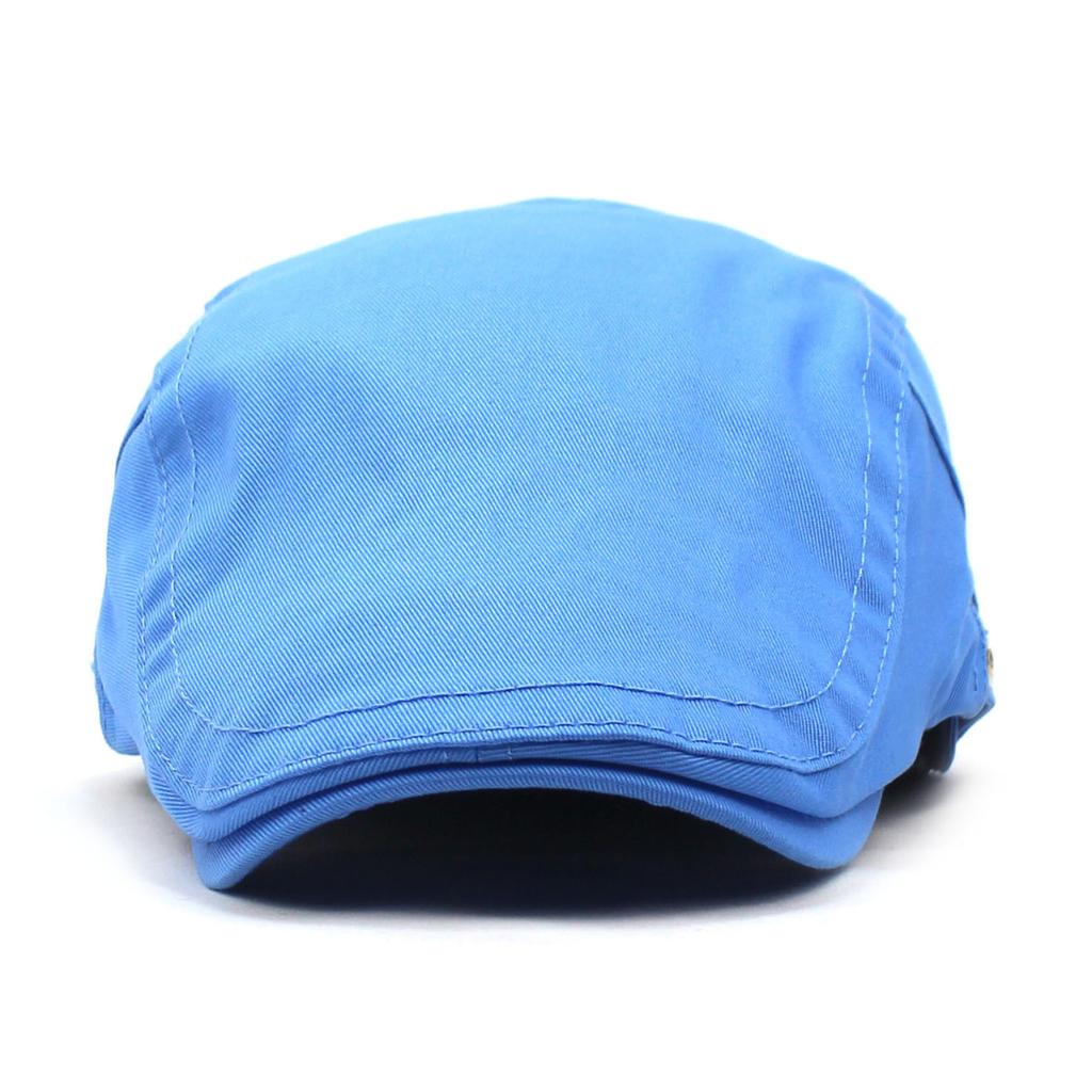 Summer New Fashion Beret Solid Colour Cotton Duck Tongue Cap Men and Women Summer Sun Hat Letters Forward Cap