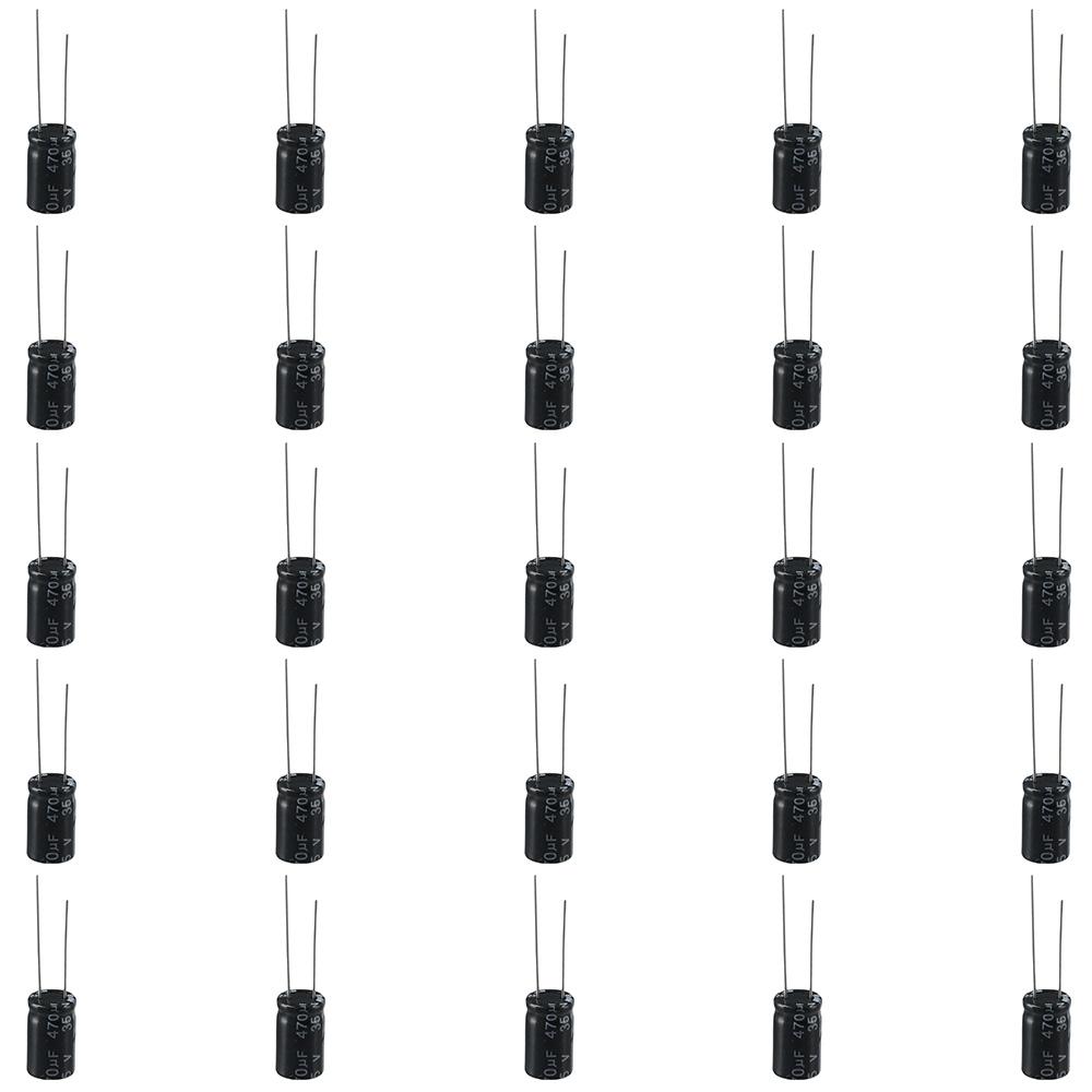 

Electrolytic 470uF 35V Capacitor Capacitors Durable 1pc