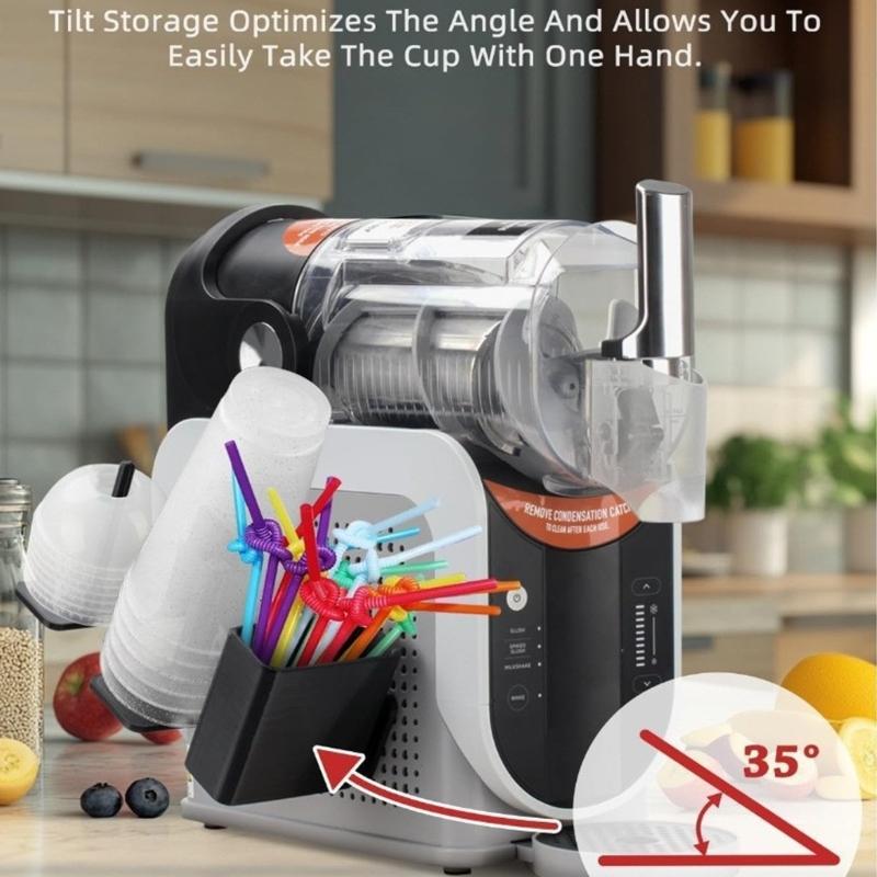 Beverage Station Cup and Straw Storage Rack Paper Cup and Lid Holder for Coffee Corners and Offices