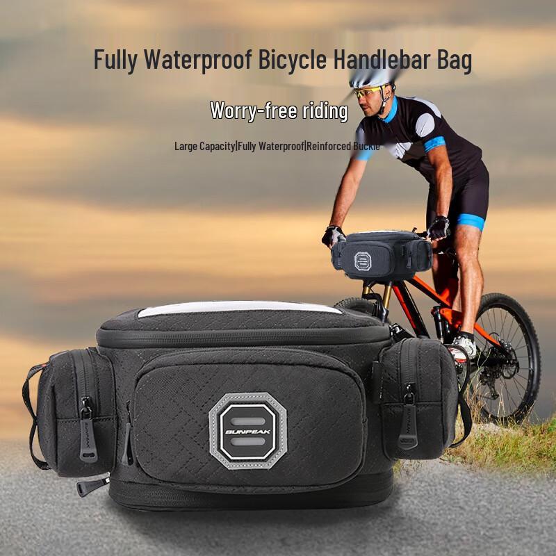 Lishi Outdoor Navigation Touch Screen Handlebar Bag 12 inch