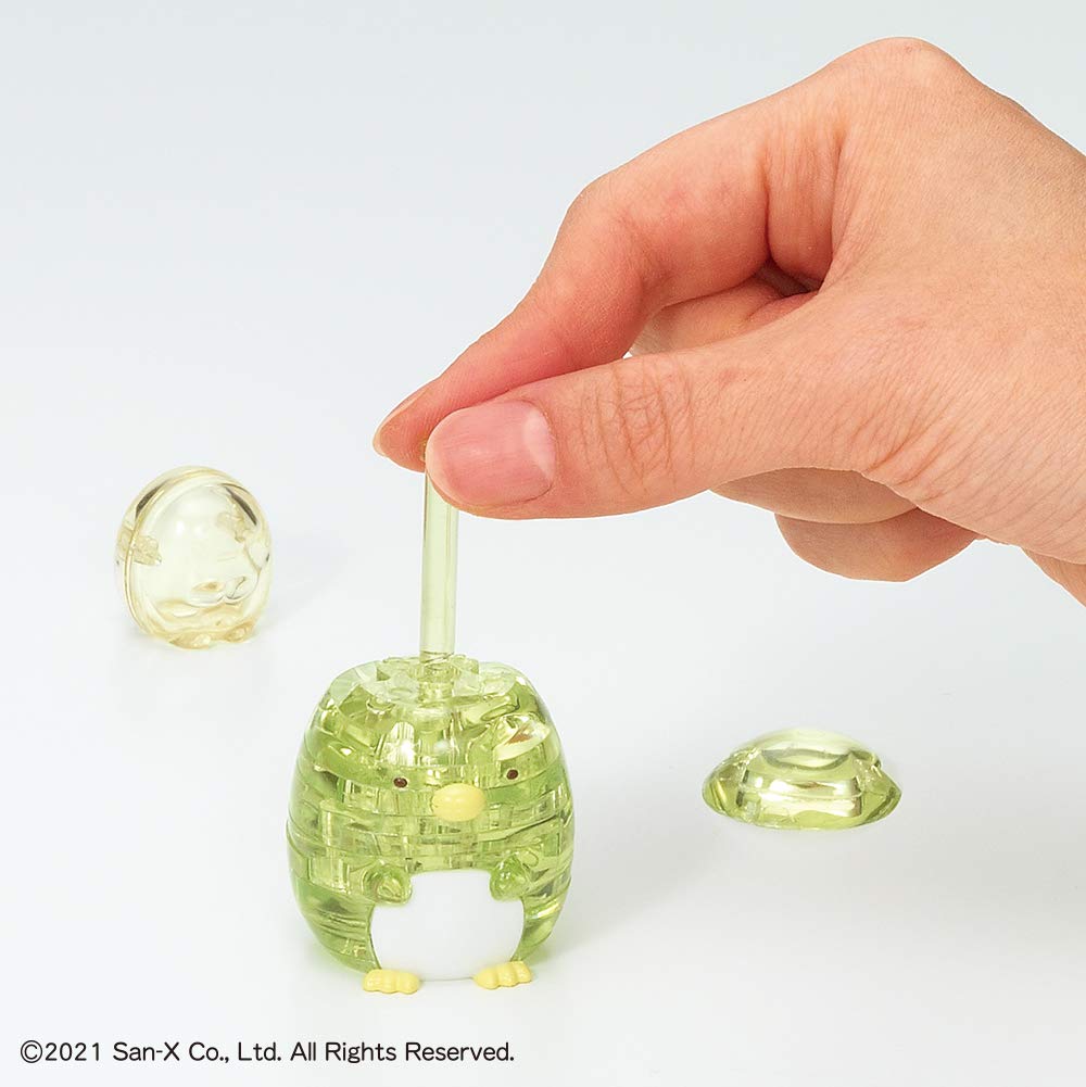 Beverly Crystal Sumikkogurashi Penguin Green 18-Piece Puzzle, & Tapioca, 50268,