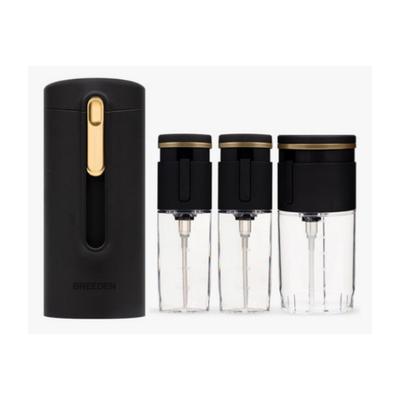 Breeeden Travel Bottle Portable All-in-One Travel Dispenser, Black, 1 Piece