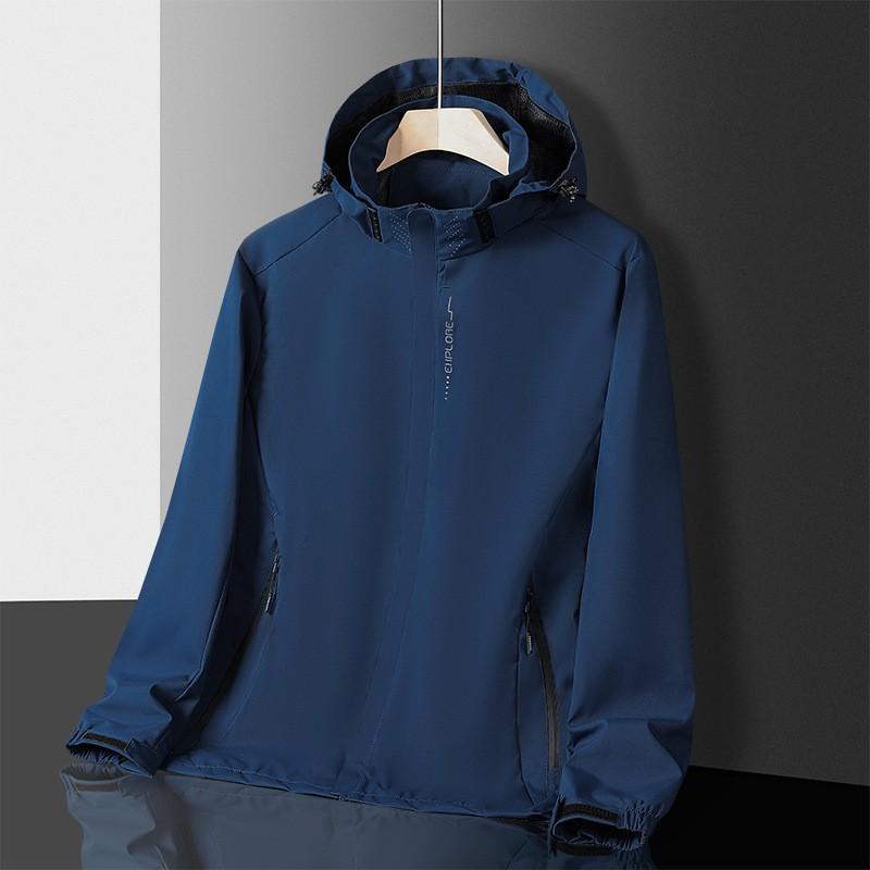 Mens Womens Lightweight Waterproof Windproof Hooded Outdoor Jacket Hiking Camping Cycling