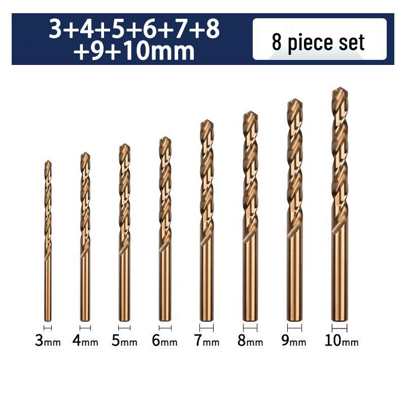 Cobalt Twist Drill Bit for High-Hardness 304 Stainless Steel and Metal