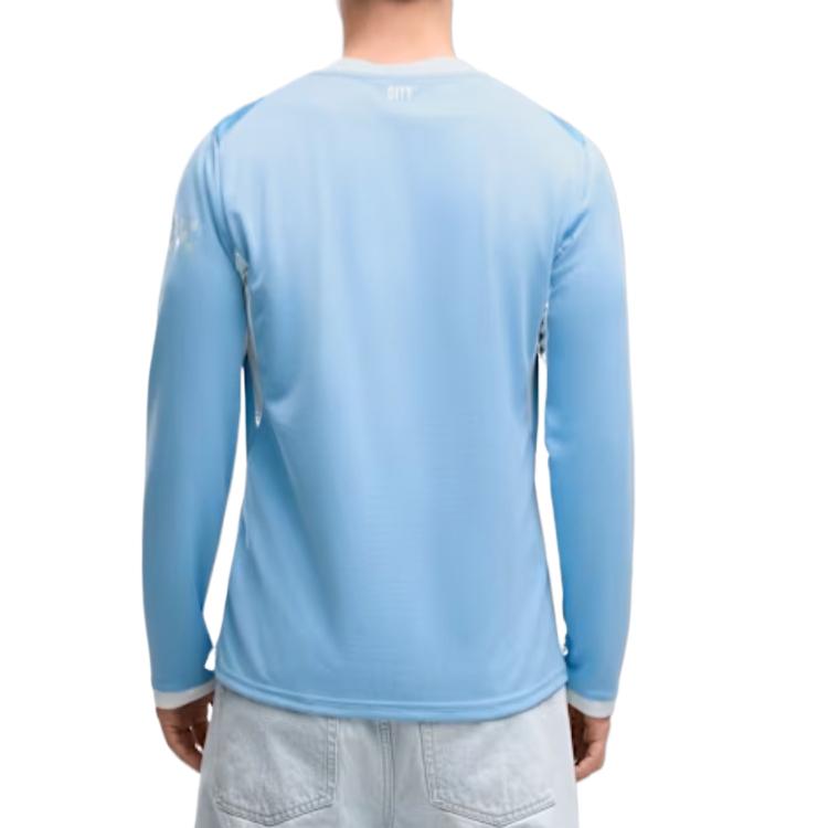 Puma Clubul de Fotbal Manchester City Sezonul 2026-27 Tricou de Casă Respirabil cu Managementul Umidității Gât Rotund Mânecă Lungă Tricou Bărbați 784327-01