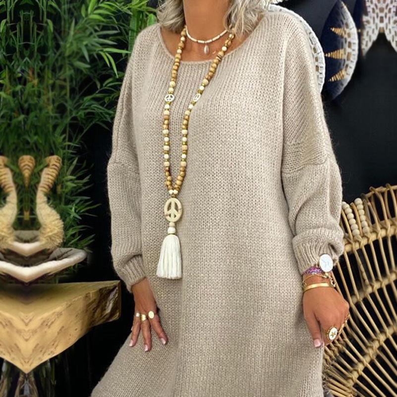 Sweater Chain Pendant Handmade Wooden Bead Tassels and Peace Talisman Pendant Long Necklace Chain Female