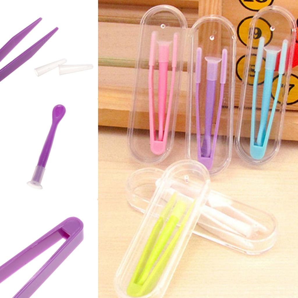 Lens Suction Stick Practical Multicolor Tweezers Lens Inserter Remover New Clamps Tool For Home And Travel Use Eye Care