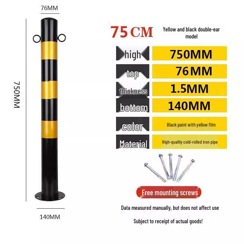 Thickened Steel Guardrail Posts & Anti-Collision Bollards - Road Barriers & Lane Dividers