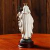 Resin Madonna Blessed Saint Virgin Our Lady Of Mary Statue Figure Christ Tabletop Statue Figurine Resin Ornament.