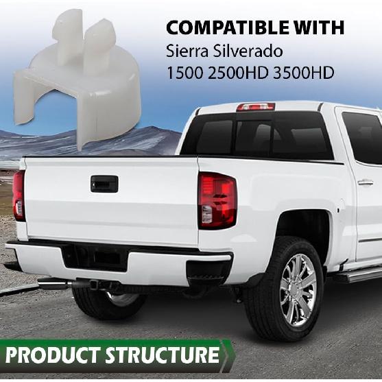 

GRAND ORANGE Tailgate Bushing for Tail Gate Hinge Rear Right Compatible with Chevy Silverado GMC Sierra 1500 2007-2019, Fit Colorado Canyon