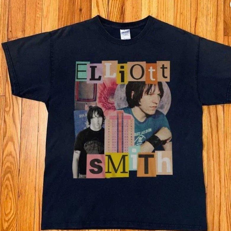 26 Elliott Smith Unisex Black T-shirt Unisex T-Shirt XXL