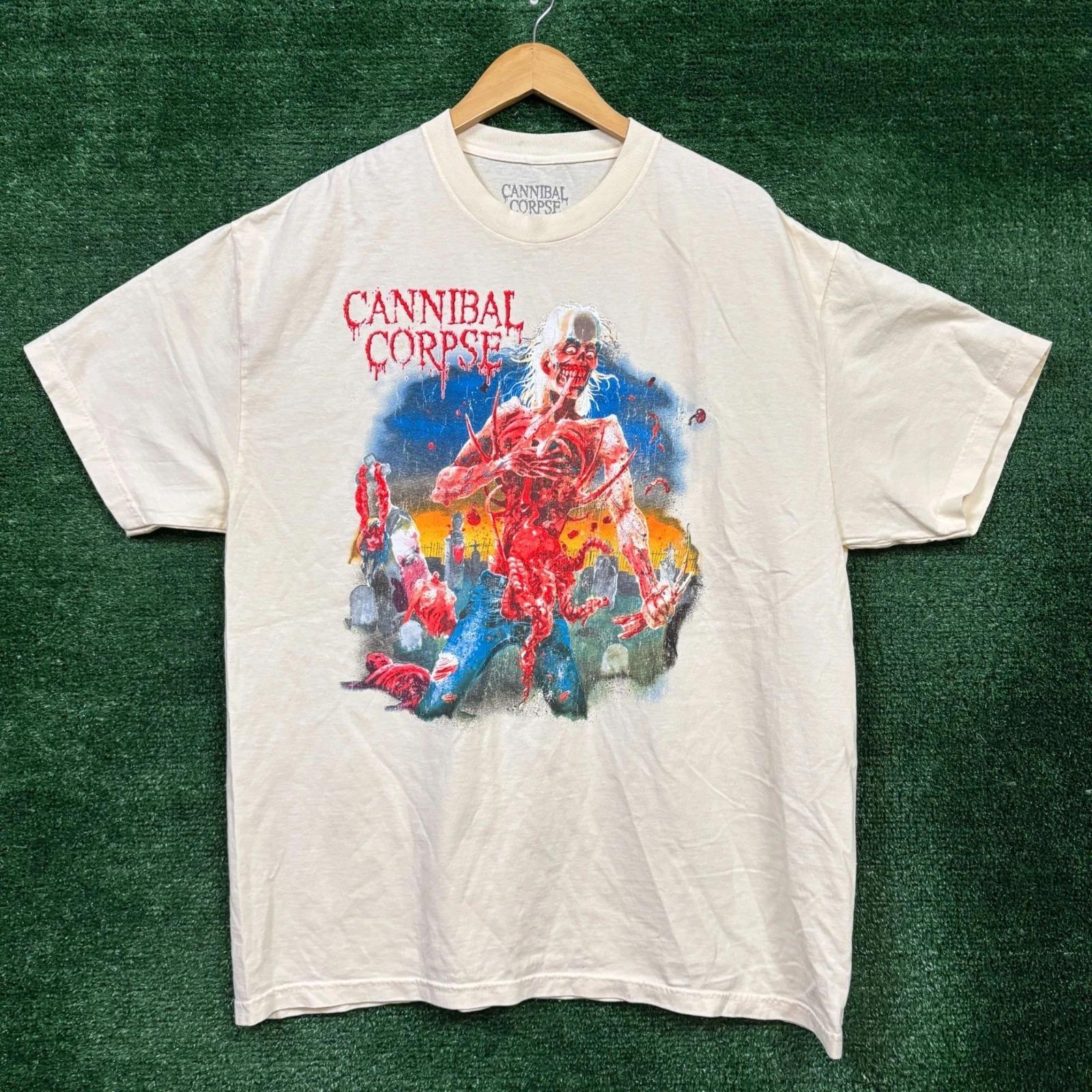 

Cannibal Corpse Eaten Back to Life Death Metal Band T-shirt Size Extra Large M