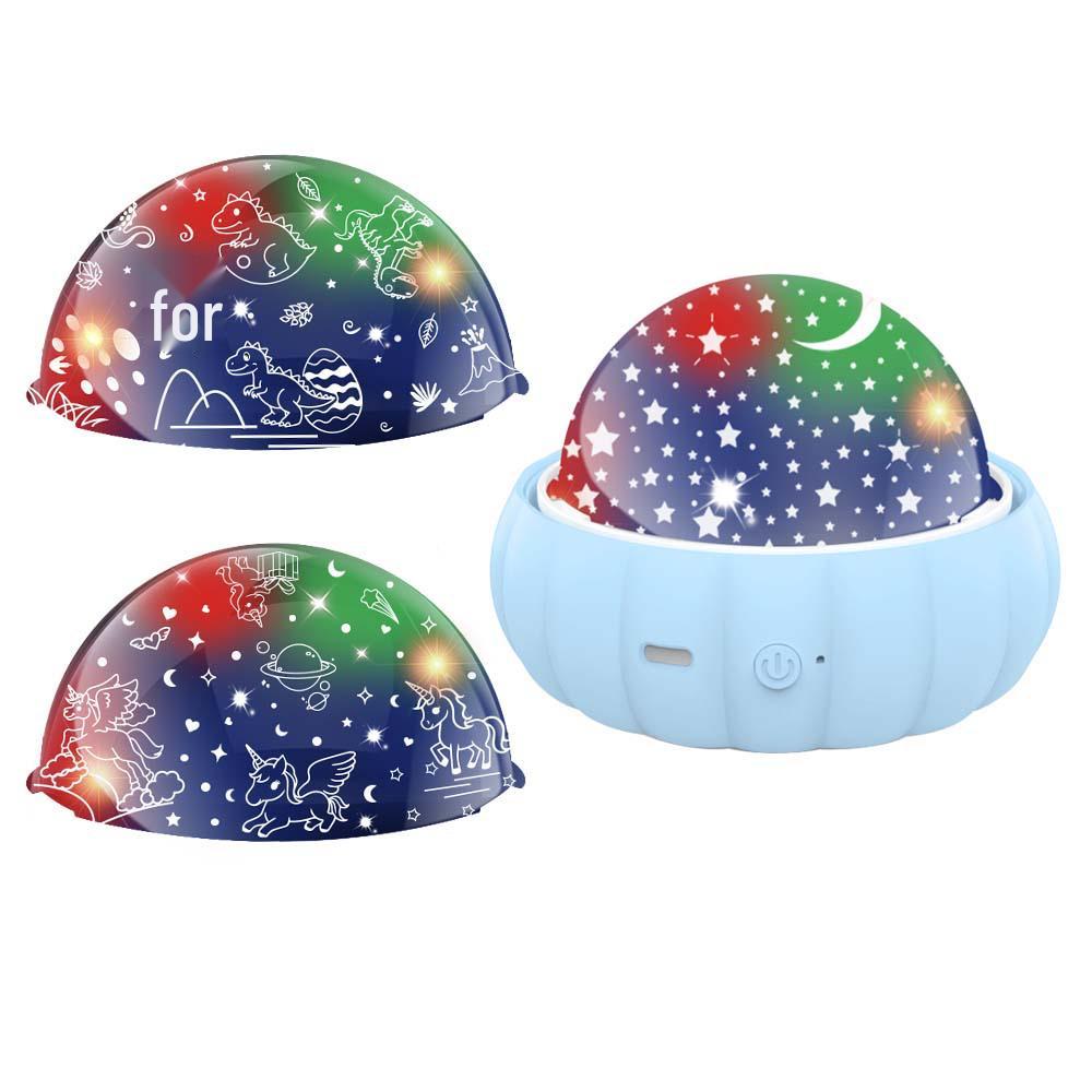 Starry Sky Rotating Night Light - Creative 360° Colorful Projector for Kids