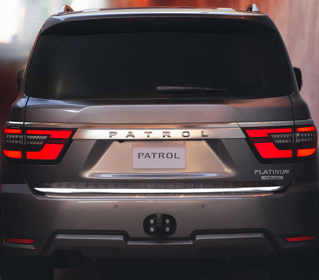 Nissan Patrol 2021+ Chrome Trunk Trim - Tailgate Accent - Premium Car Rear Detail - Shine Enhancer