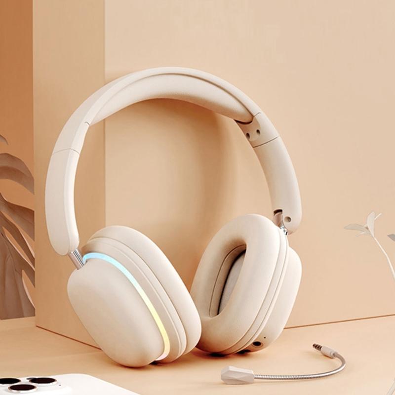 Bluetooth-compatible Headphones Wireless Bluetooth-compatible Foldable Headphones Over Ear for Travel Cellphone PC
