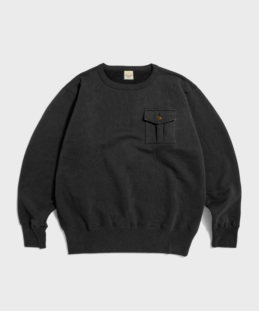 Beulonseun Military Pocket Sweatshirt Black