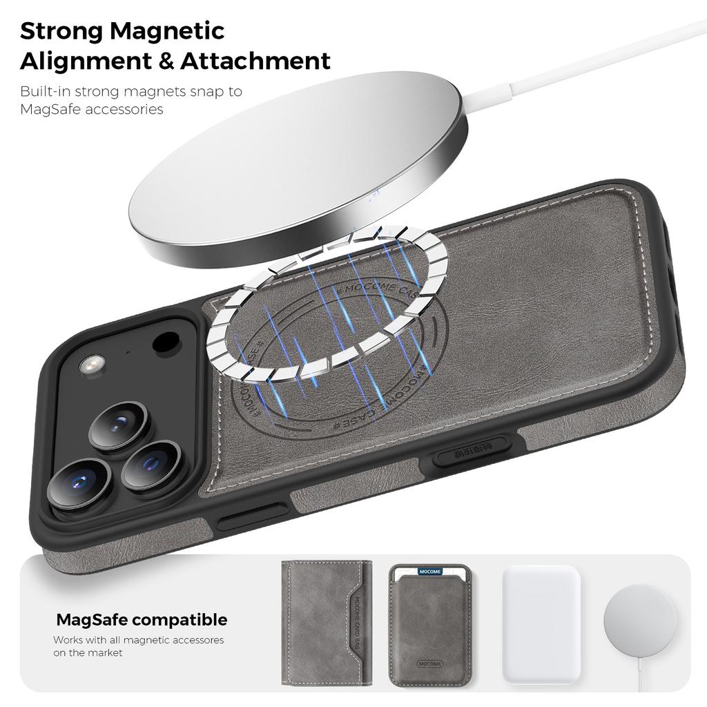 Business Leather Texture ForMagsafe Matte Case ForiPhone 17 Air 16 16E 15 14 12 13 11 Pro Max Plus Magnetic Shockproof Cover