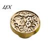 Handmade Stationery Accessory Wax Seal Stamp, Vintage Plant Pattern Head, Durable Flower Embossing Stamp Copper Head Replacement, for Envelope