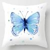 Pillow Bedside Cushion Cushion Butterfly Print Pillow Case Soft Sofa Pillow Office Chair