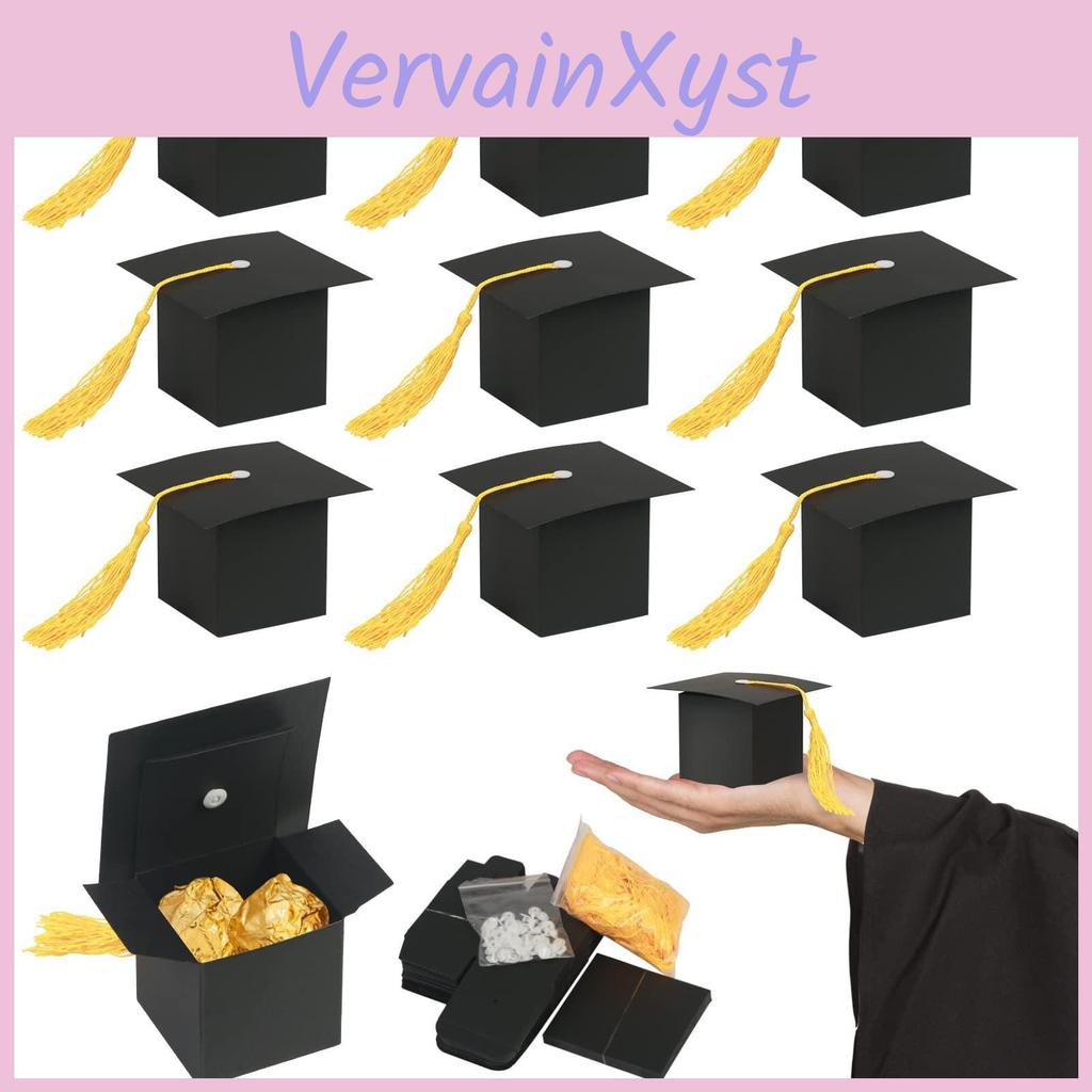 Favors Party Pack Graduation 30 Graduation Gift Box Graduation Hat Box For Candy Chocolate Gifts Graduation Party Supplies