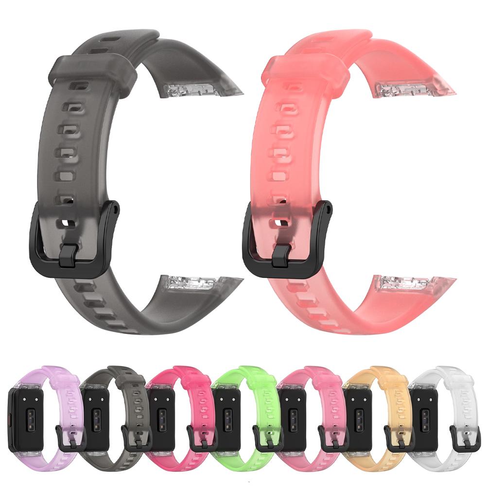 Silikonbänder Für Huawei Band 10/9/8 NFC Armband Zubehör Smartwatch Ersatzarmband Sportarmband correa Huawei Bands 10