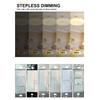 3.94 Inch LED Ceiling Fan Light Kit 18W 1530LM Dimmable LED Retrofit Kit 3000K/4000K/6500K Ceiling Fan LED Light Replacement