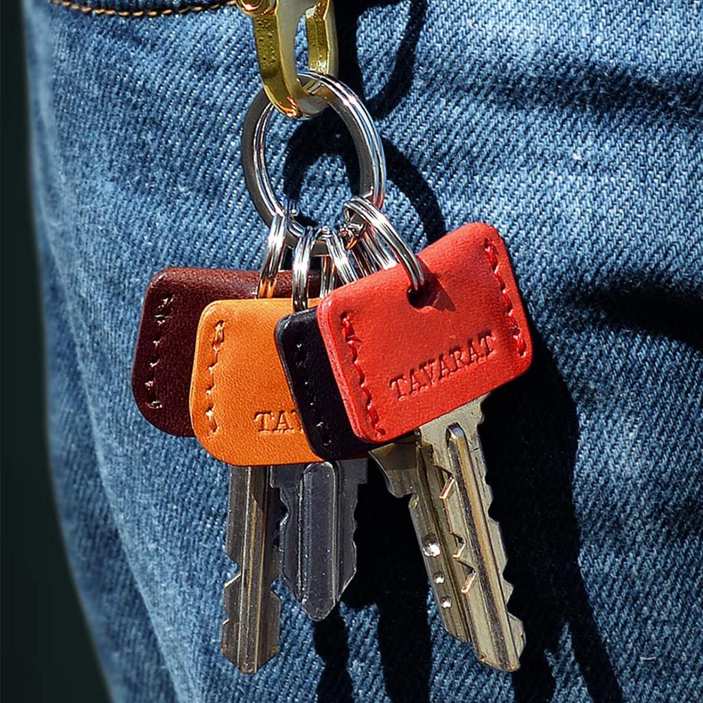 Tabarat Genuine Leather Key Made In Himeji Set of 4 4 Caps, Japan, Leather, (Standard Size, Colors)