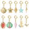 18K Gold-Plated Stainless Steel Marine Life Pendant
