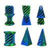 3Pcs Bendable Conical Spiral Stress Relief Desk Toys  Playsets Playset