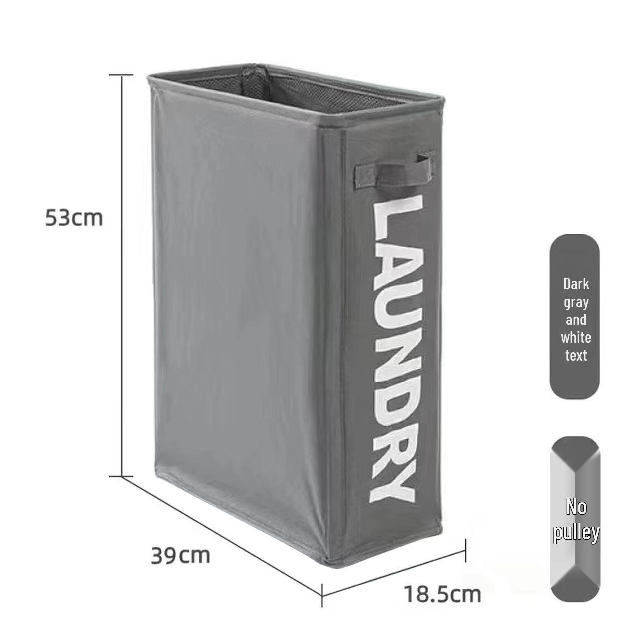 Складная тканевая корзина для белья на колесах - Хранение коврика для йоги и грязной одежды 1290₽