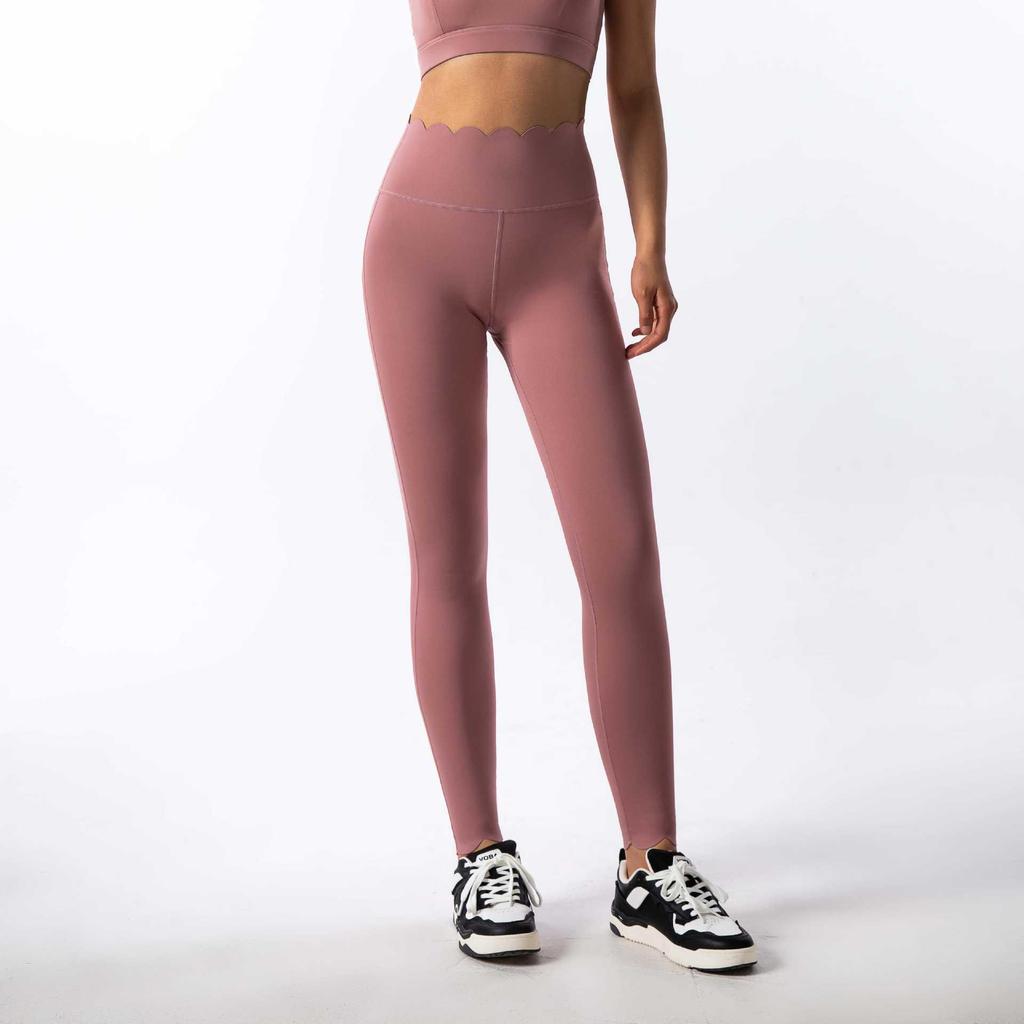 Women’s Yoga Lace Hip-Lifting Slimming Sports Pants for Cycling, Jogging, and Fitness