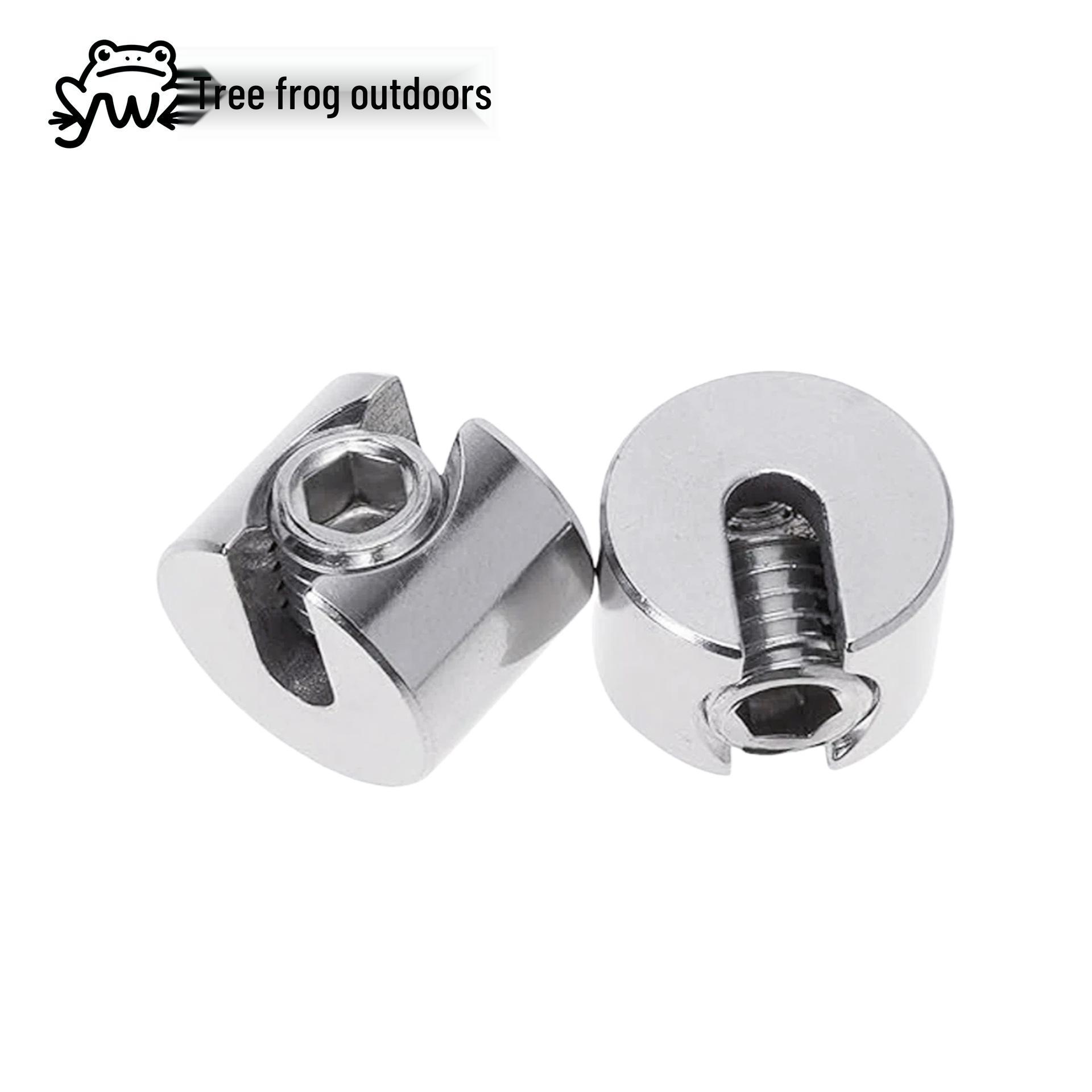 

316 Stainless Steel U-Shaped Wire Rope Clip for Garden Netting and U-Groove Cable Connections. M4*2 (5g)