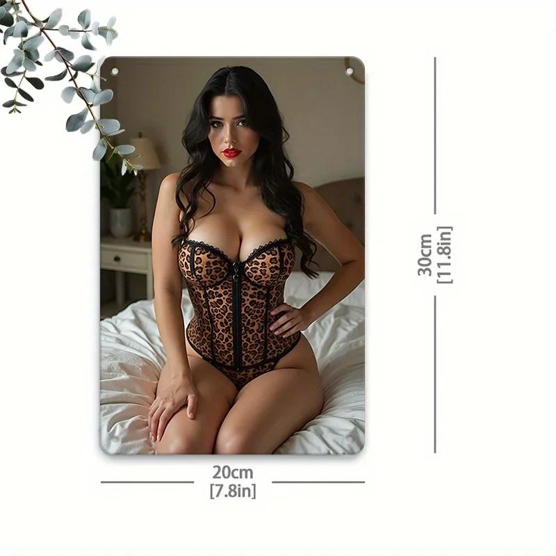 Wall Decor Vintage Iron Leopard Wall Plaque Modern Home & Bathroom Decor