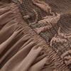 Thickened Knitted Jacquard Sofa Bedspread Skirt Sofa Cover Armless Sofa Cover Foldable